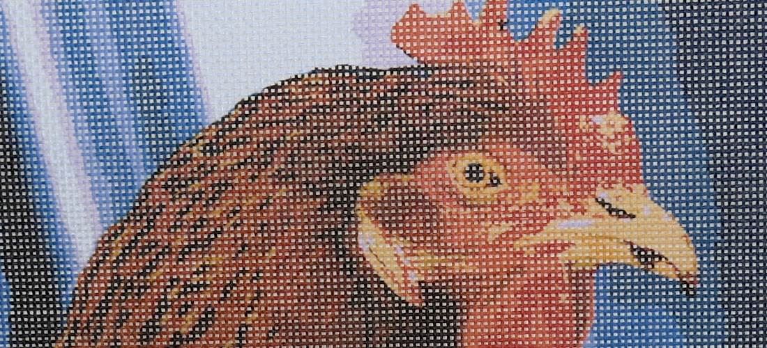 Rooster Needlepoint Kit or Canvas (Animal) eBay