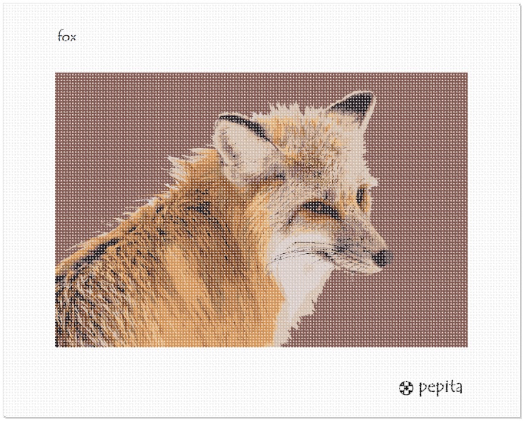 Fox Needlepoint Kit or Canvas (Animal) eBay