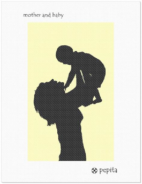 Mother And Baby Needlepoint Kit or Canvas (For Baby ...