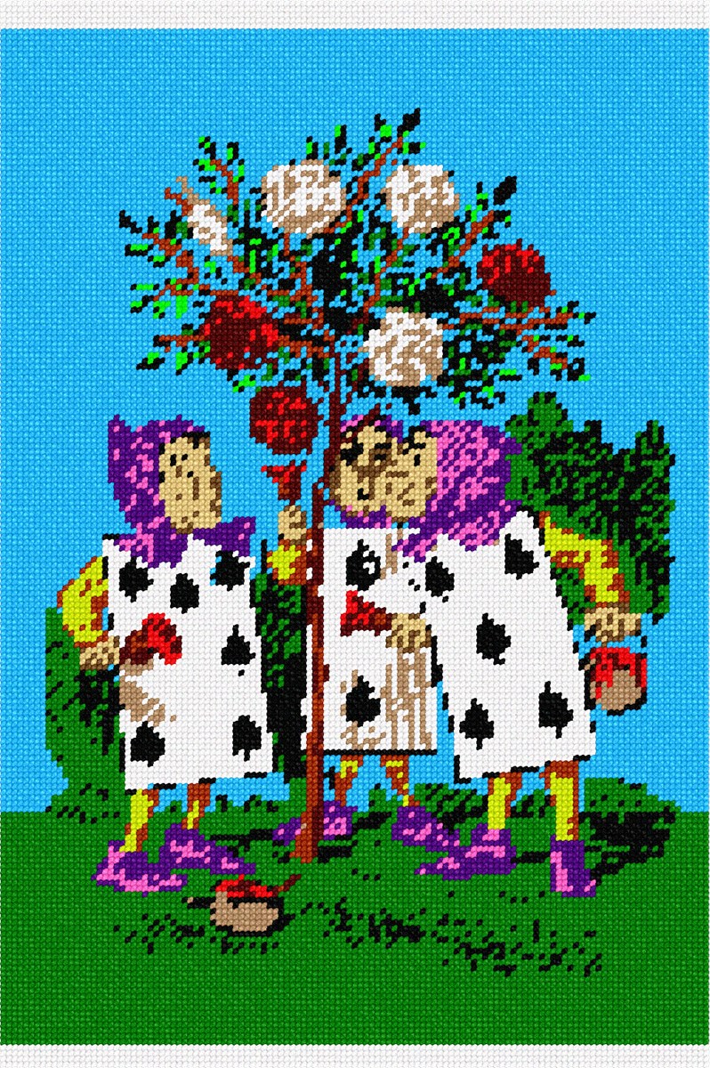 pepita Cat Around Tree Needlepoint Kit