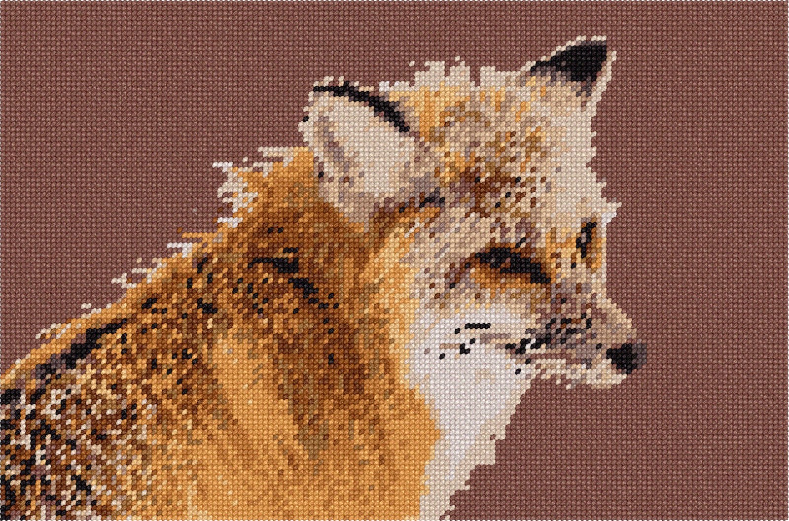 Fox Needlepoint Kit or Canvas (Animal) eBay