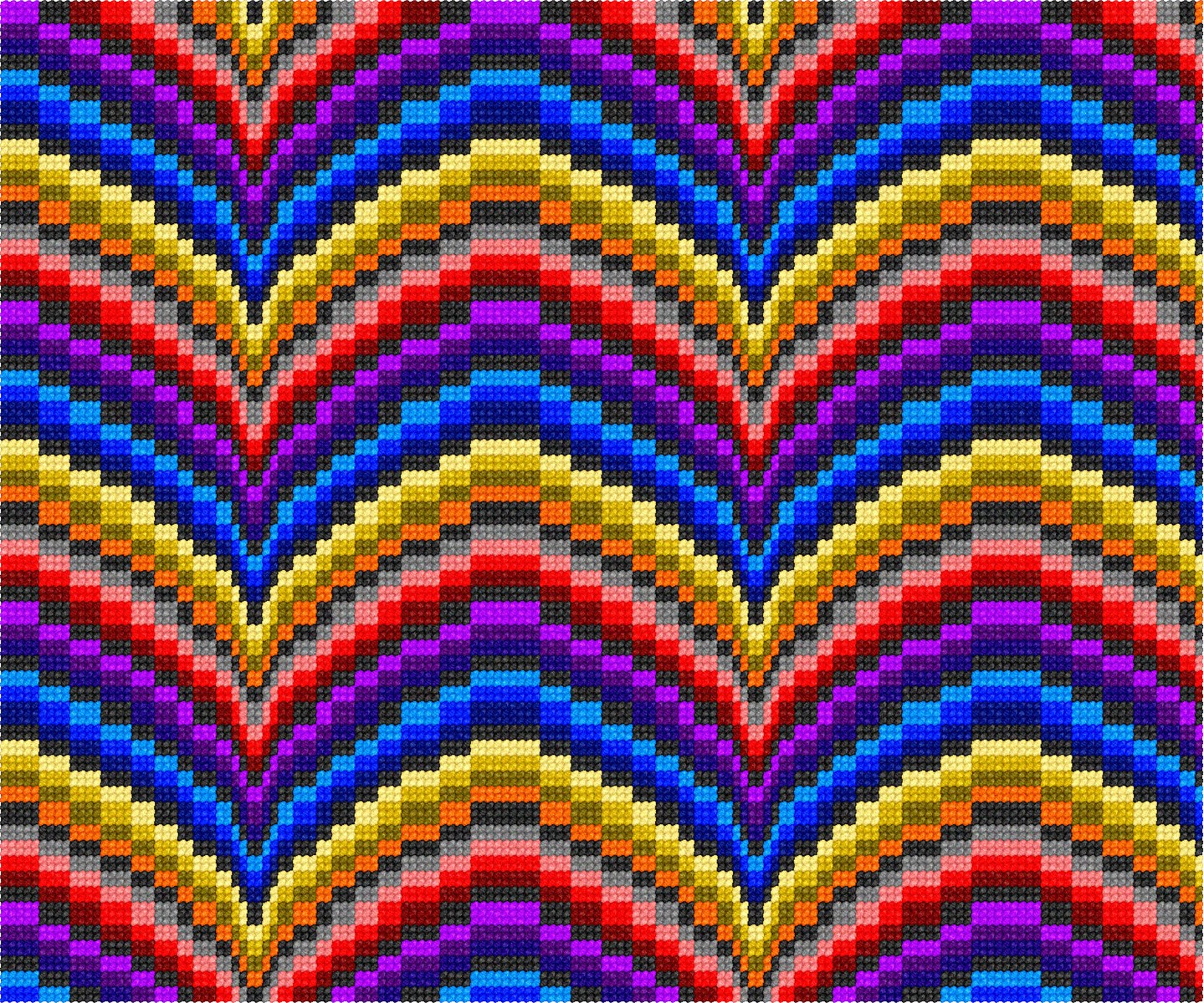 Tallit Bargello 2 Needlepoint Kit or Canvas (Jewish/Judaica/Tallit Bag
